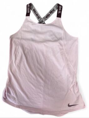 Nike Dri-FIT Elastika Crossback Tank Top Pink XL